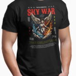 Sky War | pánské bavlněné tričko
