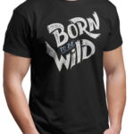 Born Wild | pánské bavlněné tričko