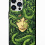 Zelená Medusa | ochranný kryt na mobilní telefon