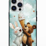 Rabbit & Bear Ice | ochranný kryt na mobilní telefon