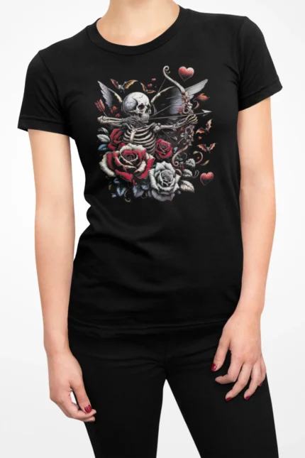 Gothic Cupid #1 | dámské bavlněné tričko