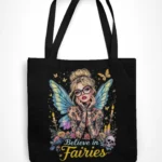 Believe In Fairies | praktická bavlněná nákupní taška s potiskem