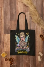 Believe In Fairies | praktická bavlněná nákupní taška s potiskem - Obrázek 6