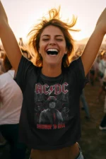 AC/DC #2 | dámské bavlněné tričko - Obrázek 4
