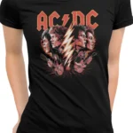AC/DC #3 | dámské bavlněné tričko