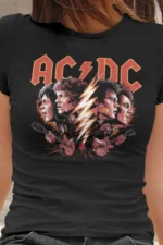 AC/DC #3 | dámské bavlněné tričko - Obrázek 2