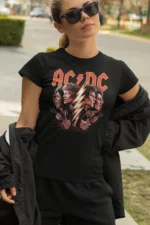 AC/DC #3 | dámské bavlněné tričko - Obrázek 5