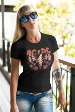 AC/DC #3 | dámské bavlněné tričko - Obrázek 4