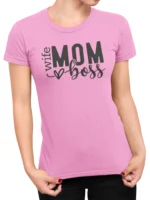 Mom Wife Boss | dámské bavlněné tričko